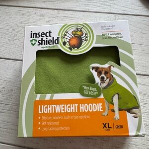 Lightweight Green Dog Hoodie